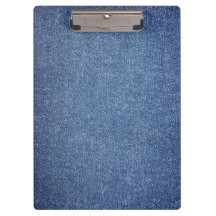 Klembord met denim-uitstraling