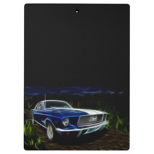 Klembord met een persoonlijk karakter van de auto (Achterkant)