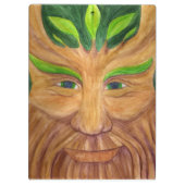 Klembord met groen Man (Achterkant)