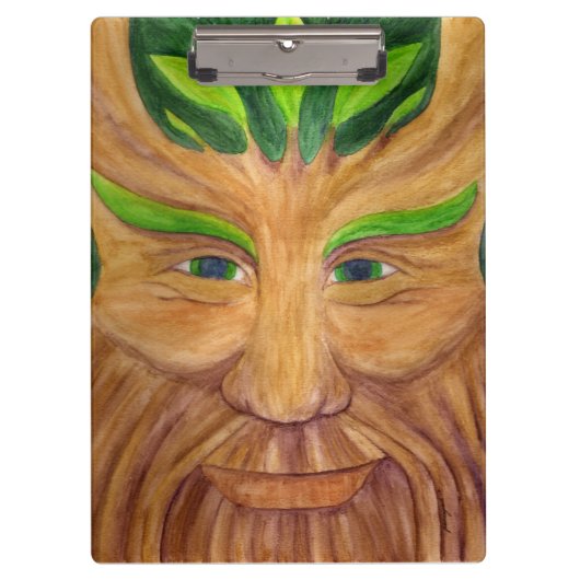 Klembord met groen Man (Voorkant)