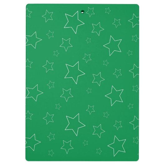 Klembord met groene sterren (Achterkant)