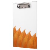 Klembord met herfst oranje bladeren (Links)