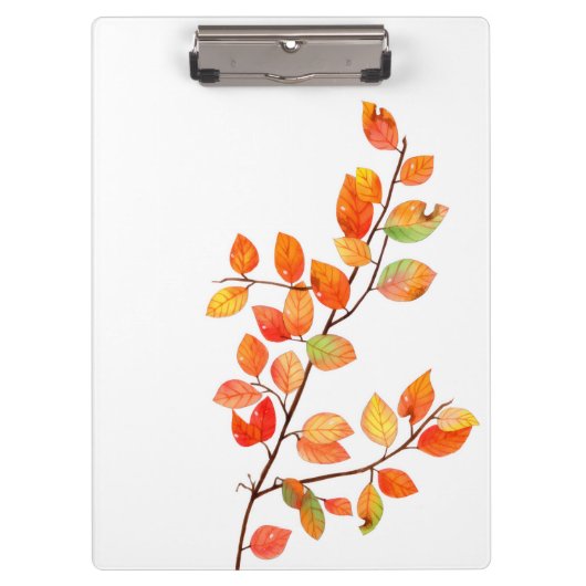 Klembord met herfstbladeren (Voorkant)