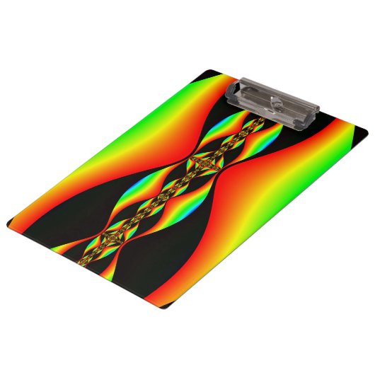 Klembord met Mandelbrot Fractal (Gekanteld)