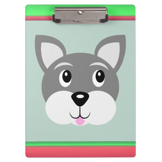Klembord met puppy (Voorkant)