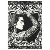 Klembord met tatoeage (Achterkant)