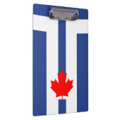 Klembord met vlag van Toronto, Canada met patriott (Rechts)