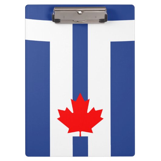 Klembord met vlag van Toronto, Canada met patriott (Voorkant)
