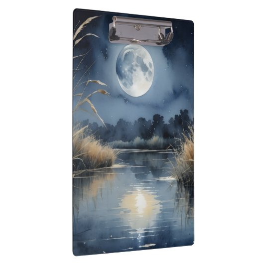 Klembord – Moonlit Lake Landscape Design (Rechts)
