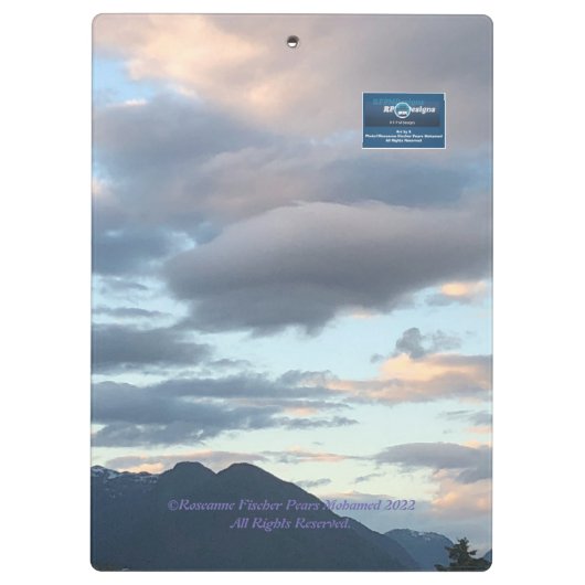 Klembord (MountainView #1) RFPMDesignes ©️ 2022 (Achterkant)