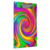 Klembord Neon Crayon Twirls (Rechts)