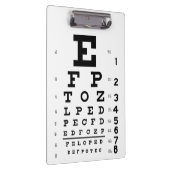 Klembord oogkaart (Rechts)