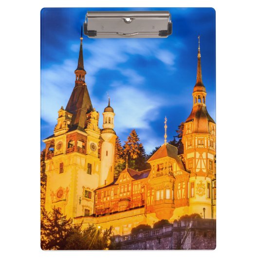 Klembord Peles kasteel uit Sinaia (Voorkant)