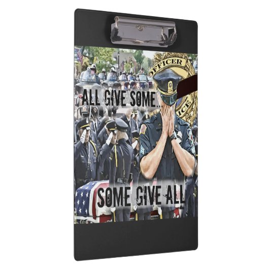 Klembord politieagent wetshandhaving (Rechts)