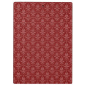 Klembord Red Elegant Damask (Achterkant)