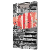 Klembord – Red Pulse Abstract ontwerp (Links)
