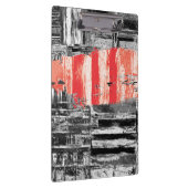 Klembord – Red Pulse Abstract ontwerp (Rechts)