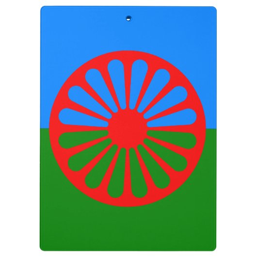 Klembord Romany Gypsy vlag (Achterkant)