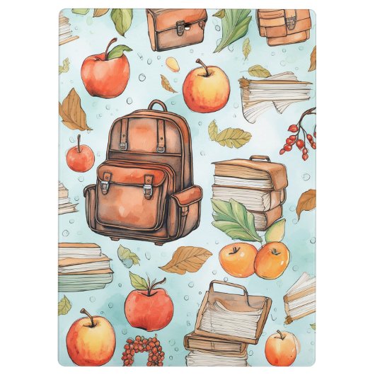 Klembord schoolpatroon (Achterkant)