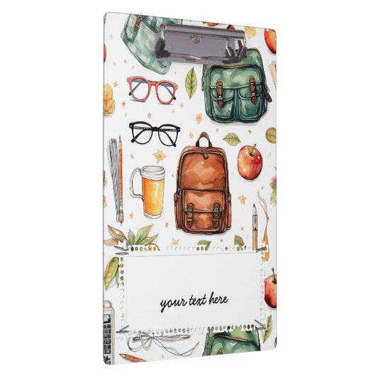 Klembord schoolpatroon (Rechts)