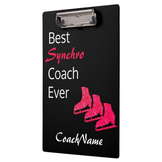 Klembord synchronisatieschaatsen - rood ijs (Links)