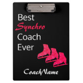 Klembord synchronisatieschaatsen - rood ijs (Voorkant)