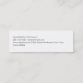 Klembord | Telefoon | Laptop Mini Visitekaartje (Achterkant)