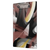 Klembord Trend Abstract Art Zwart Wit Poederig (Links)