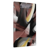 Klembord Trend Abstract Art Zwart Wit Poederig (Rechts)