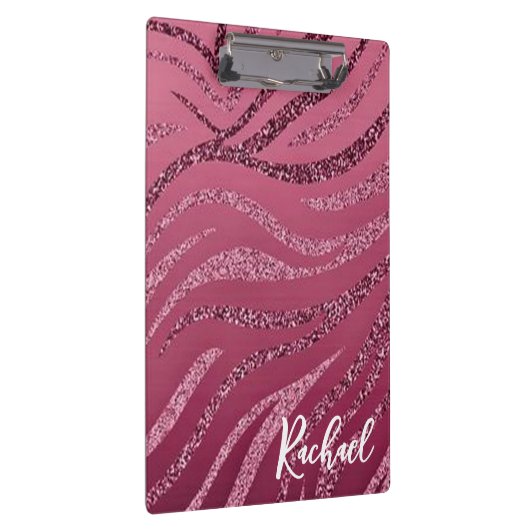 Klembord van Glitter Zebra Stripes (Rechts)