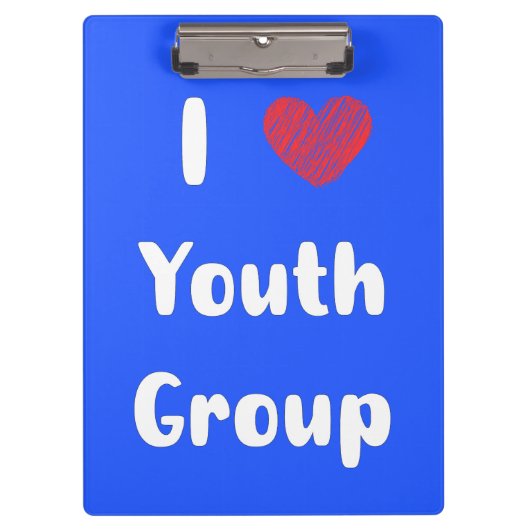 Klembord van I Heart Youth Group (Voorkant)