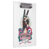 Klembord – Victory Peace & Love Pop-Art Design (Rechts)