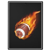Klembord-vlammend Football Klembord (Achterkant)