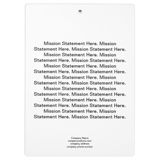 Klembord voor aangepaste gebeurtenissen (Achterkant)