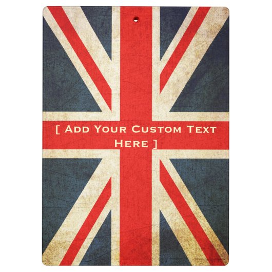 Klembord voor aangepaste Jouw tekst-aansluiting to (Achterkant)