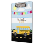 Klembord voor aangepaste schoolbusbestuurders (Links)