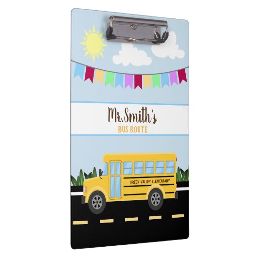 Klembord voor aangepaste schoolbusbestuurders (Rechts)