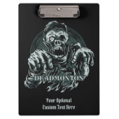 Klembord voor aangepaste tekstDEADMONTON (Voorkant)