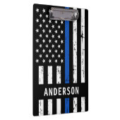 Klembord voor aangepaste thin Blue Line Police (Rechts)