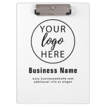Klembord voor aangepaste zakelijke Logo