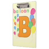Klembord voor ballonbrief B (Links)