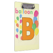 Klembord voor ballonbrief B (Rechts)