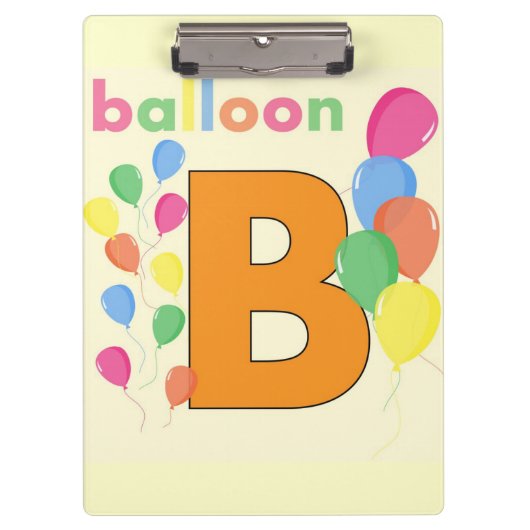 Klembord voor ballonbrief B (Voorkant)