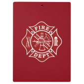 Klembord voor brandweerdienst (Achterkant)
