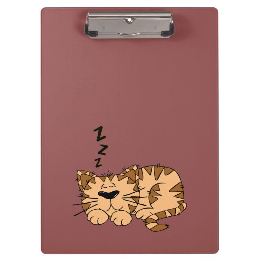Klembord voor Cat Nap Kat (Voorkant)