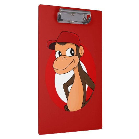Klembord voor chimp-cartoon (Rechts)