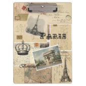 Klembord voor Franse Briefkaart Collage (Voorkant)