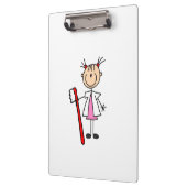 Klembord voor gebitenteken of assistent (Links)