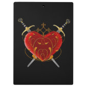 Klembord voor hart en stallen (Achterkant)