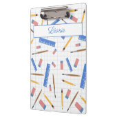 Klembord voor het dieptematroon voor schoolbenodig (Links)